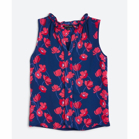 Stitch Fix 41 Hawthorn Orlee Mixed Material Sleeveless Top - Petite - Picture 6 of 9